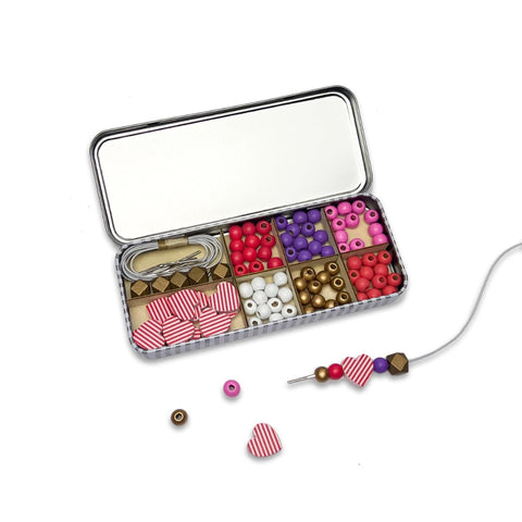 Bead Bracelet Kit - Love & Hearts