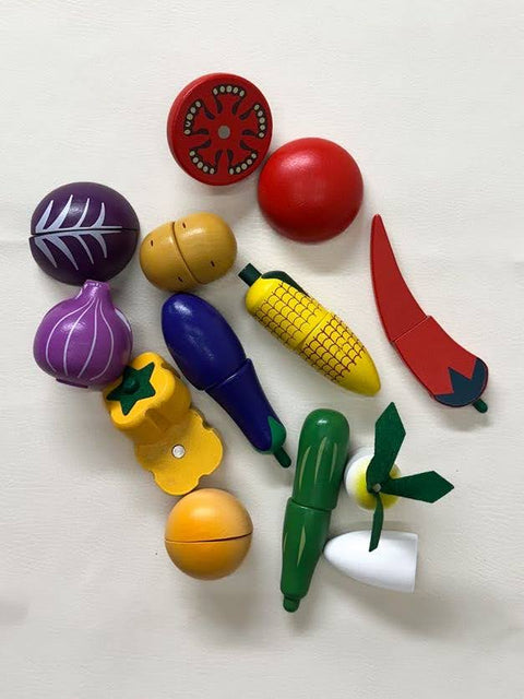 Wooden Magnetic Play Food