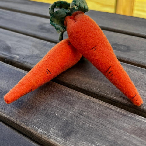 Felt Play Food - Carrot