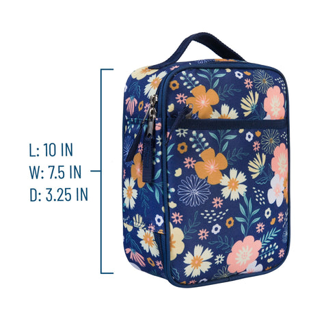 Recycled Eco-Lunchbag - Wildflower Bloom