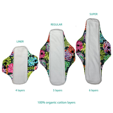 Organic Cotton Menstrual Pads