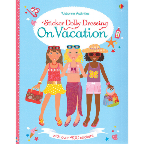 Sticker Dolly Dressing Book On Vacation