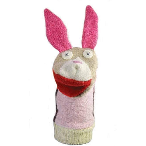Recycled Wool Puppet - Bunny – The Nesting House