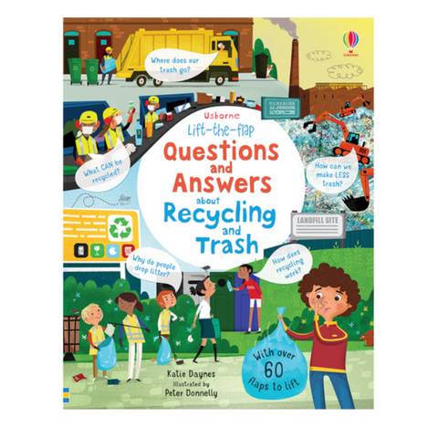 Lift-The-Flap Q & A Book About Recycling and Trash