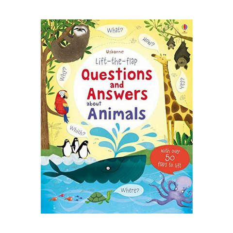 Lift-The-Flap Q & A Book About Animals