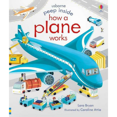 Peek Inside How A Plane Works Book