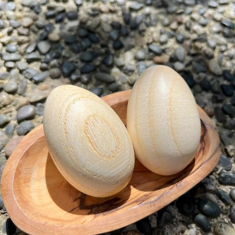 Ash Wood Egg Shakers