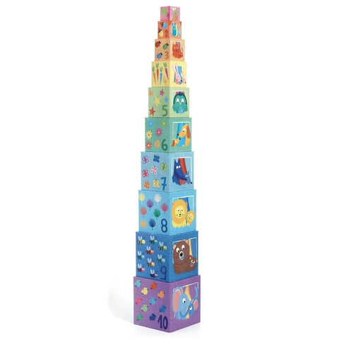 Rainbow Block Tower