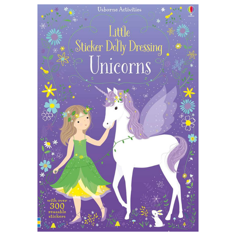Little Sticker Dolly Dressing Book Unicorns