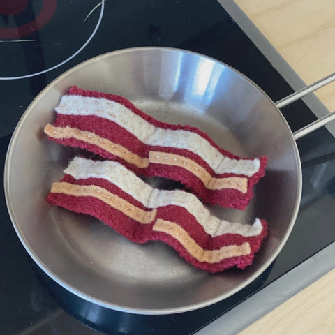 Felt Play Food - Bacon