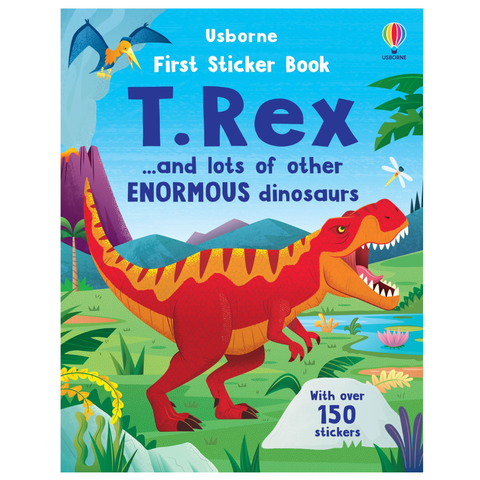 First Sticker Book T Rex