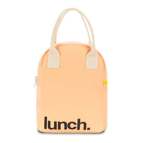 Zipper Lunch Bag - Lunch Peach
