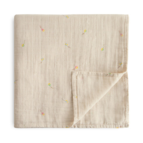 Organic Cotton Muslin Swaddle