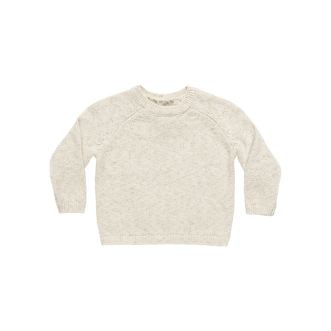 Knit Sweater - Speckled Natural