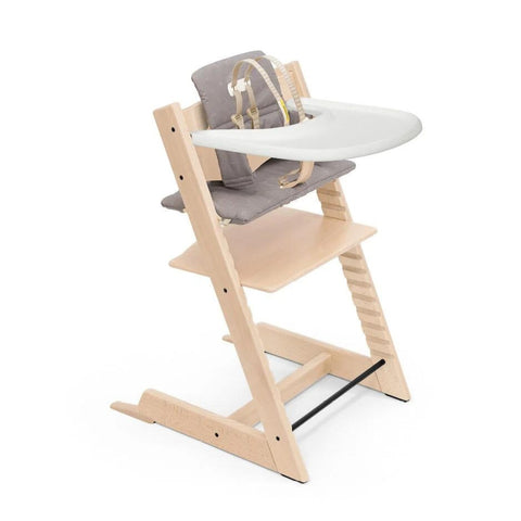 Tripp Trapp Complete High Chair Bundle Natural & Icon Grey