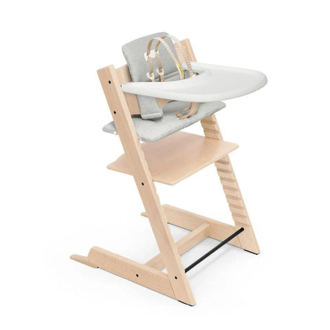 Tripp Trapp Complete High Chair Bundle Natural & Nordic Grey