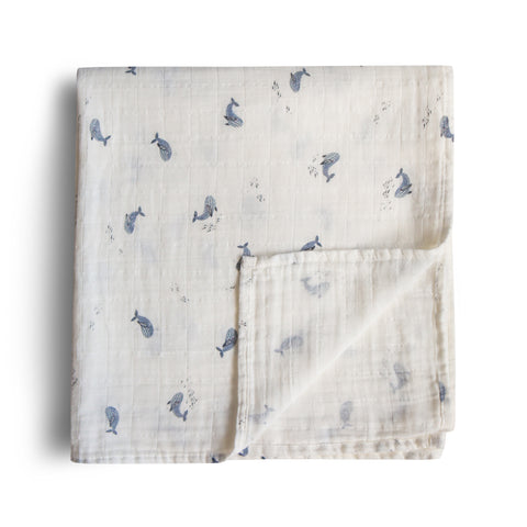 Organic Cotton Muslin Swaddle