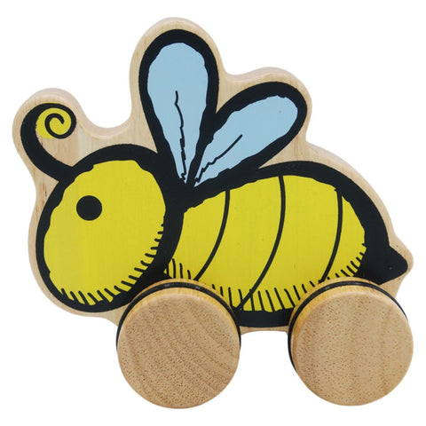 wooden push toy bee begin again