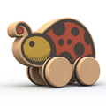 wooden push toy ladybug begin again wheels