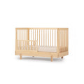 bliss crib by dadada in natural, made in italy