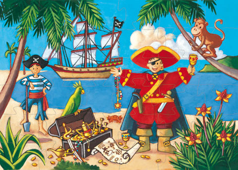 36 Piece Puzzle - The Pirate and the Treasure