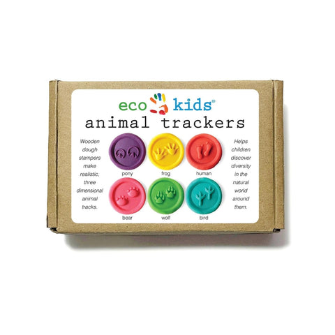 Animal Trackers Wooden Dough Stampers