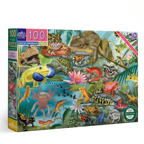 100 Piece Puzzle - Love of Amphibians