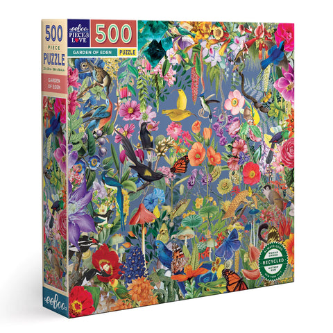 eeboo garden of eden 500 piece puzzle