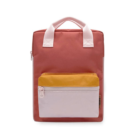 Colorblock Backpack - Vintage Pink