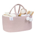 fephas diaper rope caddy in vintage rose