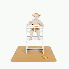 gathre high chair mat in camel