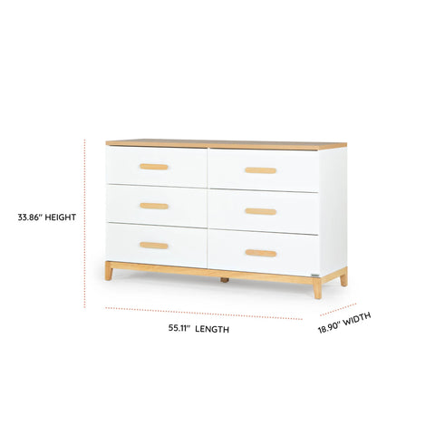 Lala Big 6-Drawer Nursery Dresser