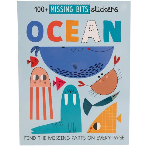 missing bits sticker book by Kane Miller