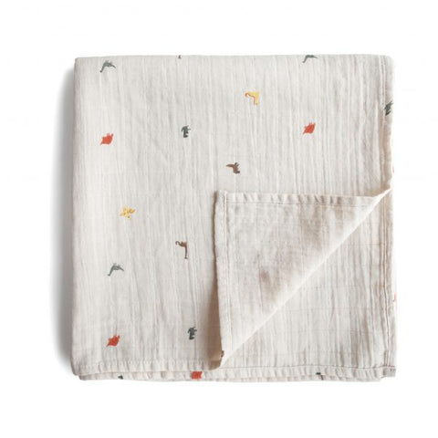 Organic Cotton Muslin Swaddle