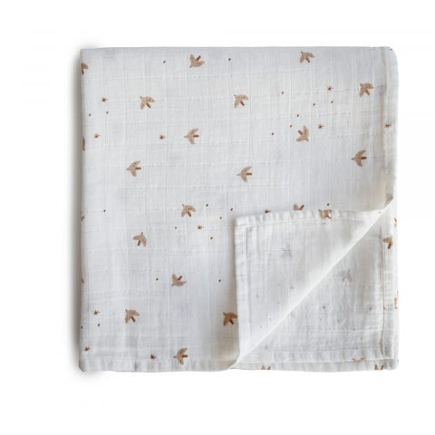 Organic Cotton Muslin Swaddle