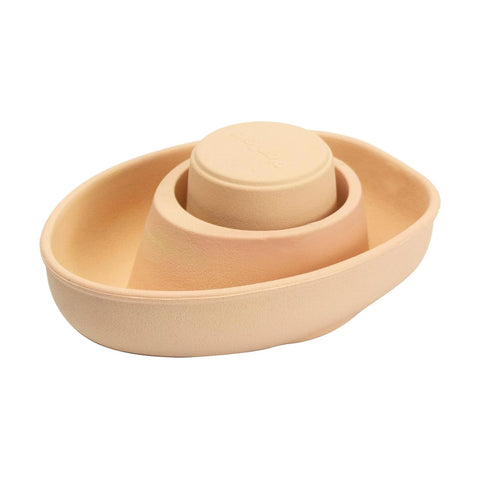 plan toys convertible boat pastel orange