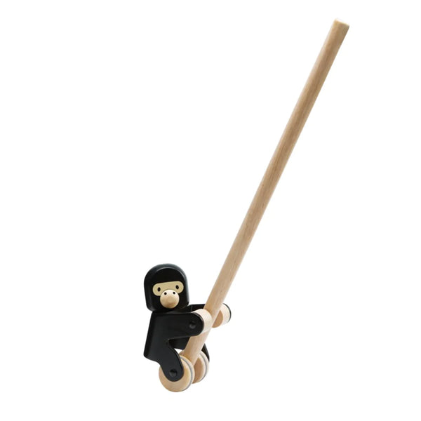 plan toys gorilla climbing push along
