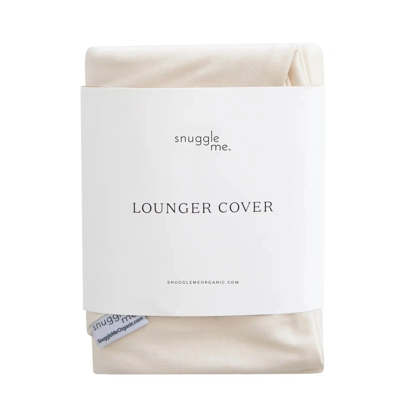 snuggle me infant lounger cover in natural