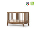 soho crib by dadada, beautiful nursery furniture made in italy in walnut