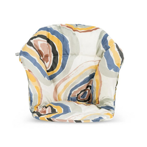 Stokke Clikk High Chair Cushion with multi colored circles