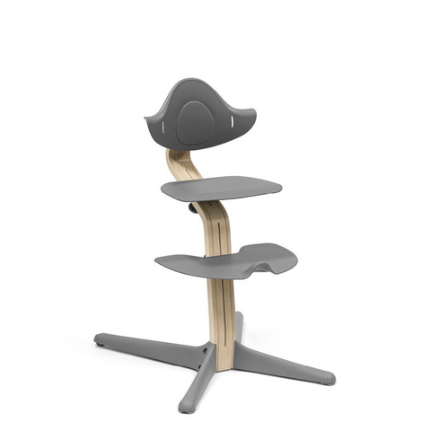 Stokke Nomi Chair Grey and Natural Wood