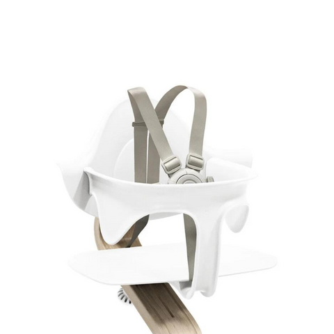 Stokke Nomi Baby Set White with Grey Harness