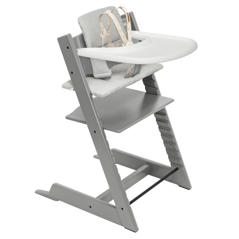 Stokke Tripp Trapp High Chair² with Cushion + Stokke Tray