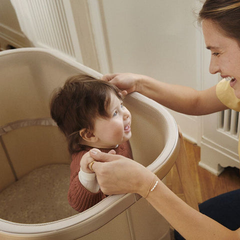 Stokke Snoozi Bassinet Sandy Beige Extended