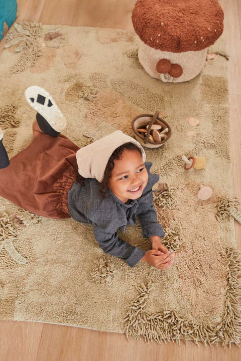 Washable Play Rug - Mushroom Forest