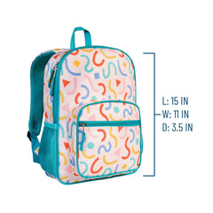 Recycled Eco-Backpack - Confetti Peach