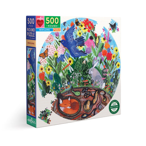 500 Piece Round Puzzle - Rewilding