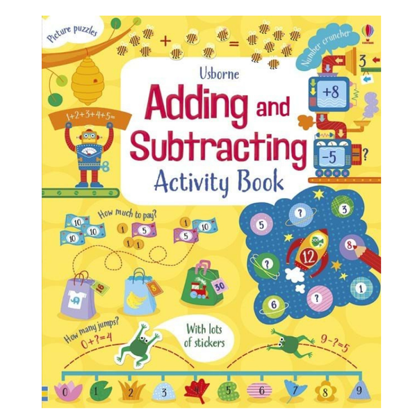 Usborne Math Activity Book Adding and Subtracting