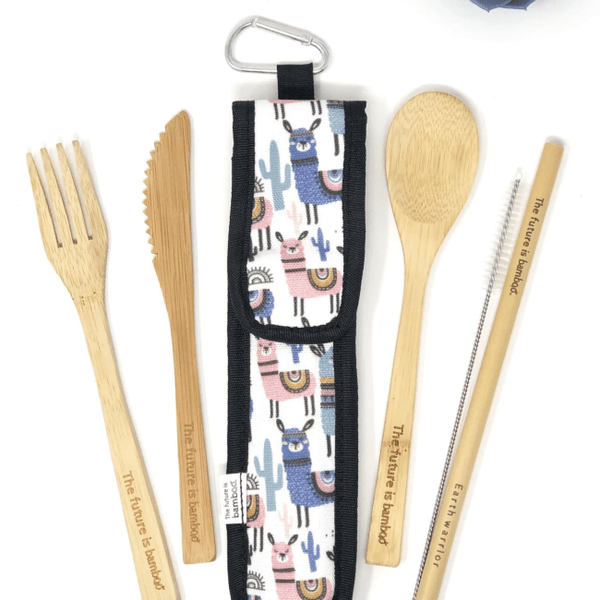 Bamboo Utensil Kit - Alpaca