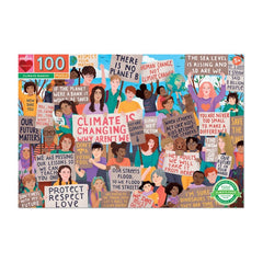 100 Piece Puzzle - Climate March